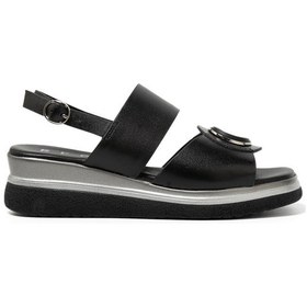 Resim Black Sandalet Kadın Diğer 10221-e5 Repo Siyah 