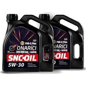 Resim Snc Oil Icon Group 300.000 KM + Bakım Pro-S Plus 2XL Qnarıcı 5W-30 Motor Yağı 2 X 4 L 