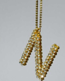 Resim TASARIM ARABAM ATİKE ELİF AKIN Gold 7 Cm ''n'' Harf Dikiz Süsü 