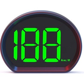 Resim Xiyyadms 3 İnç Gps Hud Gösterge - Hız Ve Kmh Yeşil Ekranlı Araç İçi Baş Üstü Ekran 