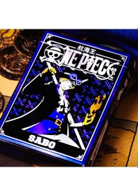 Resim Card Mafia One Piece Sabo Premium Oyun Kağıdı Limited Edition Koleksiyonluk İskambil Kartları 
