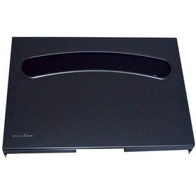 Resim Arı Metal 7656 - s Siyah Klozet Kapak Örtü Dispanseri Krom 