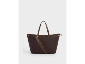 Resim Wanderer Siyah Naylon Seyahat ve Spor Çantası + Pouch 