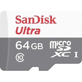 Resim Sandisk Ultra 64GB 100MB/S Microsdxc Uhs-I Hafıza Kartı SDSQUNR-064G-GN3MN 