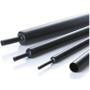 Resim 1.5 Mm Woer Isı Ile Daralan Siyah Makaron (200 Metre Rulo) 