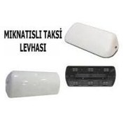 Resim Alpax TAKSI LEVHASI MIKNATISLI BEYAZ CAMLI 