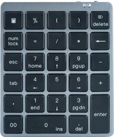 Resim Xindoker 28 Tuşlu Kablosuz Sayısal Klavye - Bluetooth/usb Çift Modlu, Taşınabilir Ve Şarj Edilebilir 
