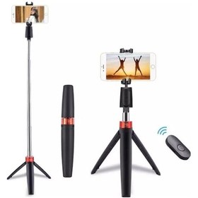 Resim Polygold Y9 Katlanabilir Bluetooth Tripod Selfie Çubuğu 