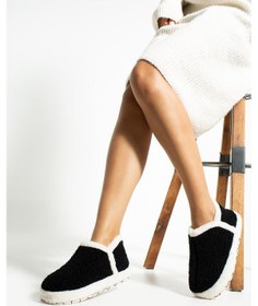 Resim Glenz Kadın Kürklü Kaymaz Taban Peluş Ev Botu Panduf Ts1152 001 