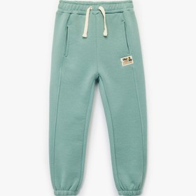 Resim Erkek Bebek Beli Bağlamalı Cepli Şardonlu Jogger Eşofman Altı 