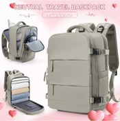 Resim Dream011 Sisea Unisex Gri Kahverengi Hafif Sırt Çantası Dayanıklı Nylon Çok Bölmeli Diğer 