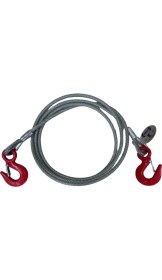 Resim Hk 3 mt Kamyon Çekme Halatı (12MM 6X19 Halat) 