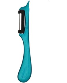 Resim Solingen Pırıltılı Turkuaz Dik Soyacak Paslanmaz Alman Çeliği, Ergonomik Sap, Yüksek Keskinlik-261 Mavi 