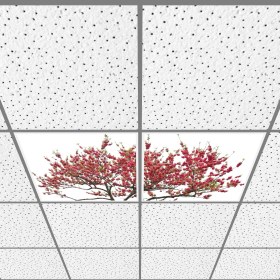 Resim Gök Panel 60X60 LED Panel Aydınlatma Armatür Avize Sıva Altı Desenli 1x2 Ikili Grup 46510780SA 