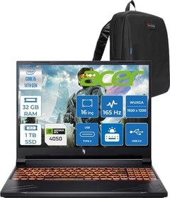Resim Acer Nitro ANV16 Intel Core I5 14450HX 4.8ghz 32GB Ddr5 1tb SSD Freedos RTX4050 85W 6gb 16" IPS Wuxga (1920 x 1200) 165HZ Taşınabilir Bilgisayar NHQTREY001F13 + Zetta Çanta 