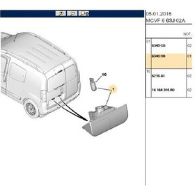 Resim Plaka Lambası Bipper 6340h0 