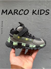 Resim Marco Kids ÇOCUK KIŞLIK İÇİ POLARLI YARIM BİLEK AYAKKABI, COMFORT İÇ TABAN, İTHAL ÜRÜN 
