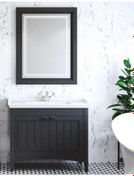 Resim Denko Helena 100 Cm Mdf Füme Banyo Dolabı Takımı Diğer
