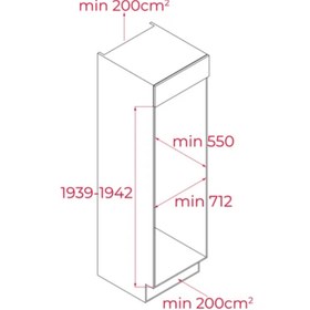 Resim Teka Rbf 78780 Fı 70CM Ankastre Buzdolabı 