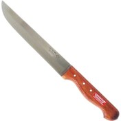 Resim ÖYKÜ VE YİĞİT Bursa Mutfak Ve Ekmek Bıçağı 14,5 Cm, Ahşap Gül Sap 