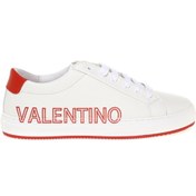 Resim Mario Valentino 92190736-010 Beyaz - Kırmızı Erkek Deri Sneaker Mario Valentino