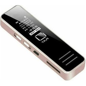 Resim Createtech Pembe Altın 32gb Şarj Edilebilir Dijital Ses Kayıt Cihazı 