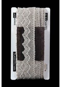Resim Alka Dantel Pamuk Kopanaki 10 Metre 8220 Pamuk Linen 