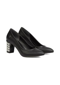 Resim Pierre Cardin Pc-51201 - 3478 Siyah Cilt - Kadın Topuklu Ayakkabı 001 