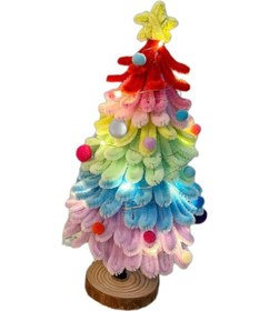 Resim Suntek Yılbaşı Ağacı El Yapımı Kiti Renkli 