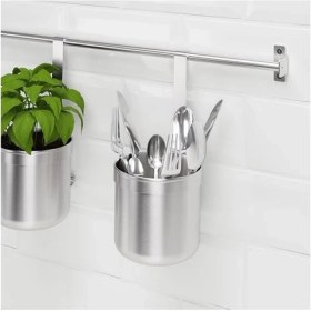Resim IKEA Kaşık Çatal Bıçaklık 26.5 Cm, Paslanmaz Çelik Asılır Kaşıklık 