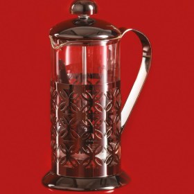 Resim Karaca Coffee Bean French Press Black Flower 350 Ml 