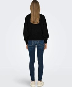 Resim Jdy Jdyjusty L/s Short Cardigan Knt Noos Kadın Hırka 15200418 Siyah 