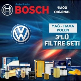 Resim Vw Golf 5 1.6 Bosch Filtre Bakım Seti 2004-2009 (495301612) 