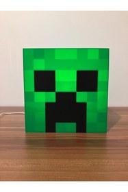 Resim genomera Minecraft Creeper Lambası (USB LED Işık İle Çalışır) 