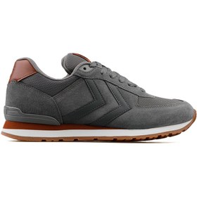 Resim hummel Erkek Günlük Hafif Rahat Kalıp Deri Süet Yürüyüş Spor Ayakkabı Sneaker 