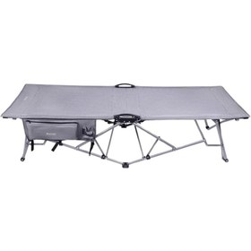Resim Letto Katlanabilir Kamp Yatağı & Kampet - Orcamp -Cepli - Gri - OUT-2361 