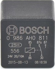 Resim Bosch 0986AH0811 24V 5 Pinli Braketsiz (Co) Mini Role (WA782697) 