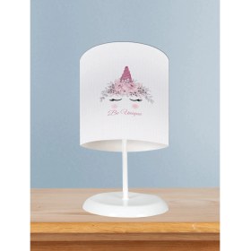 Resim Mekta Home Bebek ve Çocuk Odası Be Unique Desenli Abajur 