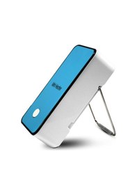 Resim Yatak Odası, Ofis, Ev İçin Mini Taşınabilir Elektrikli Hava Vantilatörü Mavi 