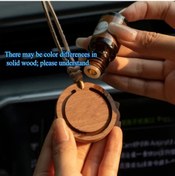 Resim Xuweiwei Ceviz Ahşap Aroma Difüzörü Doğal Ahşap Askılı Saksı Yatak Odası Oturma Odası 