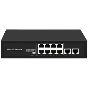 Resim ODS 08ODS-R-8P2U 8 Port METAL +2 Uplink 10/100/1000Mb Switch 