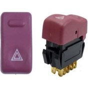 Resim Renault Express Dörtlü Sinyal Flasör Anahtari 422100520 