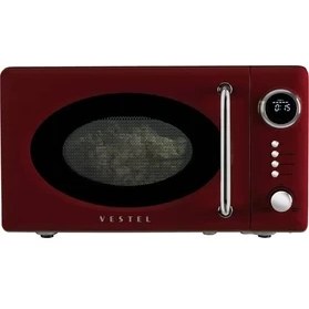 Resim Vestel Md 20 Yd Retro Bordo Mikrodalga Fırın 