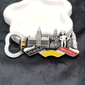 Resim 1 adet Brüksel ve Belçika Metal Şişe Açacağı - Dayanıklı Metal, Ev, Mutfak, Buzdolabı Manyetik, Taşınabilir Açık Hava Kullanımı, Buzdolabı Manyetik Açacağı | Mimarlık Tasarımı | Dayanıklı Metal Açacağı, Metal Şişe Açacağı 