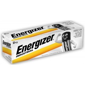 Resim Energizer Industrial Lr20 Alkalin Büyük Boy D Pil 12'li 
