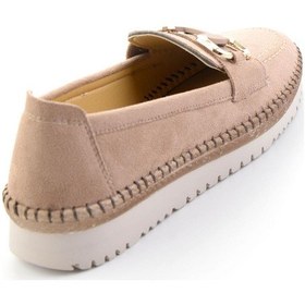 Resim Vizon Kadın Loafer Ayakkabı K01536194072 Vizon 