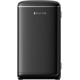 Resim DB120RBL Retro 93 Litre Tek Kapılı Mini Buzdolabı - Siyah 
