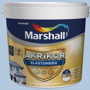 Resim Marshall T0.12.73 15 Litre Akrikor Elastromerik Su Bazlı Dış Cephe Boyası (MARSHALL.5274122) 