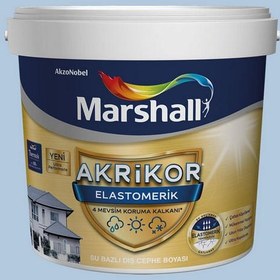 Resim Marshall T0.12.73 15 Litre Akrikor Elastromerik Su Bazlı Dış Cephe Boyası (MARSHALL.5274122) 