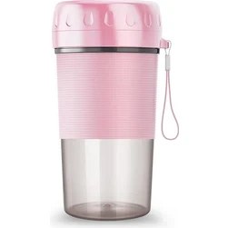 Resim Three Beans Taşınabilir Meyve Sıkacağı Kupası Şarj Edilebilir Smoothie Blender Makinesi Mini Meyve Mikser Kupası Limon Sıkacağı Mutfak Malzemeleri (Yurt Dışından) 